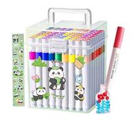 Rrlihjgu Pennarelli colorati per penne divertenti resistenti all'acqua per attività artistiche a scuola, in viaggio o a casa, per adulti