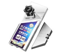 Rrlihjgu Pialla Smerigliatrice Per Piastre Di Gesso | Taglierina a V in Lega di Alluminio per Gyproc | Smussatrice Multifunzione 45 Gradi Bordo Antiscivolo Per Taglio Placo, Idraulico Domestico E