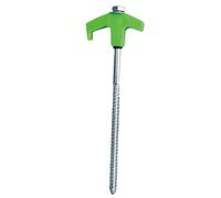 Rrlihjgu Picchetti per tenda a vite, ancoraggi a terra a vite | Picchetti in metallo da 20 cm per il pavimento, si illuminano nel nero, da campeggio, accessori per tenda, picchetti filettati per