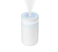 Rrlihjgu Piccolo Umidificatore Da Scrivania - Umidificatore Portatile con Illuminazione a LED | Doppia Velocità USB 250ml per Viaggi, Camera di Studio, Hotel e Soggiorno