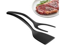 Rrlihjgu Pinzette per spatola, rotanti per uova | pinze da cucina per capovolgere le uova, pinze da cucina ergonomiche multiuso per tortette, bistecche, pesce e frittelle