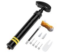 Rrlihjgu Pompa ad aria portatile per palline, pompa a palline per sport - pallacanestro e pallavolo, kit completo di pompa manuale multiuso con 4 aghi per calcio