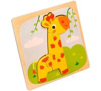 Rrlihjgu Puzzle animali,Puzzle animali,Puzzle divertente assemblato - Puzzle in legno colorato per, cervo, rana, scimmia, pesce, leone, giocattoli di apprendimento