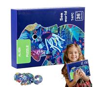 Rrlihjgu Puzzle di animali per, Puzzle | Puzzle per tuttipiccoli Mondo sottomarino elefante cartone animato | Puzzle Divertimento con illustrazione di animali, Giocattoli di apprendimento