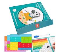 Rrlihjgu Puzzle educativo con frazioni magnetiche, strumento educativo per insegnare la matematica alla matematica, strumento educativo per la prima infanzia per studenti elementari per ragazze