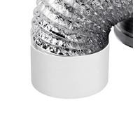 Rrlihjgu Raccordo per tubo di ventilazione per asciugatrice,Connettore di estensione per tubo per asciugatrice - Accessorio di collegamento rapido per elettrodomestici, adatto a 10 cm per proprietari