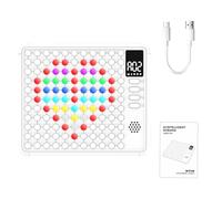 Rrlihjgu Scacchiera Elettronica - Educativo Interattivo Divertente | Elettronico Cinque in Linea Giochi di - Per Bambini Natale Compleanno Halloween Famiglia Casa Scuola Viaggio Festa Serata Familiare