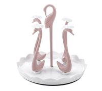 Rrlihjgu Scorri Biberon | Organizzatore Bicchieri a Cigno,Organizzatore Sgocciolamento per Tazze Sopravasca Organizzazione Cucina Decorazione Biberoni