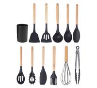 Rrlihjgu Set Di Utensili Da Cucina,Cucchiaio Per Spaghetti Antiaderente Con Supporto - 12 Da Cucina Riutilizzabili Portatili Per Casa E Ristoranti
