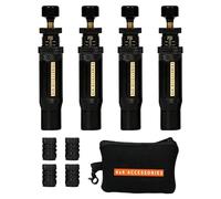 Rrlihjgu Sgonfiatore di Pneumatici per Tutto Il Territorio, sgonfiatore Automatico per Pneumatici | Strumento di Aria per Pneumatici Regolabile,Strumento di gonfiaggio a Vite 4x4, 4 Pezzi (10-30 PSI