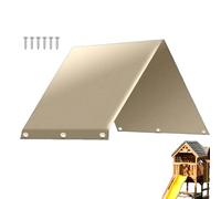 Rrlihjgu Sostituzione del tetto di gioco all'aperto, copertura del baldacchino di gioco, coperture per swing all'aperto impermeabili, 52 x 90 in anti-UV Rain per patio
