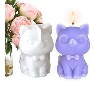 Rrlihjgu Stampo In Silicone Per Candele Per Cani | Stampo Per Resina Epossidica | Strumento Di Colata Per Cemento 3D E Decorazione Della Casa