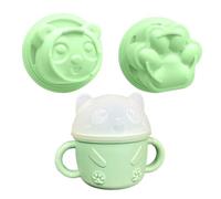 Rrlihjgu Stampo per cioccolato orso, per ghiaccio orso,Stampo in silicone per riutilizzabile | J Stampo per cubetti di ghiaccio a rilascio facile, stampo antiaderente per budino