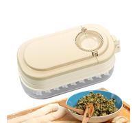 Rrlihjgu Stampo per palle,Macchina per palline - Scatola di immagazzinaggio per palline | Contenitore per alimenti, pressa manuale per polpette, torta a mano, ravioli