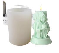 Rrlihjgu Stampo per statua della dea,Stampo per dee | Stampo per scultura per busto per ragazze in silicone per artigianato in resina,Forniture artistiche, statua di amicizia della sorella per le