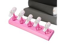 Rrlihjgu Supporto per Unghie Press-on - Organizzatore per Pratica di Manicure - Supporto espositivo per le unghie - Adatto a Principianti, Donne, Casa, Ufficio, Camera da, Appartamento, Studio