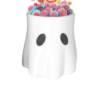 Rrlihjgu Vaso decorativo a cubo fantasma | Cubo di caramelle fantasma,adorabile figura di vaso per interni su davanzale o scrivania
