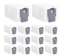 Rrochio Accessori per robot aspirapolvere, confezione da 14 sacchetti per la polvere altamente configurati per Roborock Qrevo S8 MaxV Ultra, S8 Max Ultra, Qrevo Pro, Qrevo S, Qrevo Master e Qrevo Plus