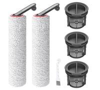 Rrochio Accessori Ricambi per Dreame H14 Pro, 2 Spazzole a Rullo 3 Filtri HEPA per Aspirapolvere Dreame H14, H14 Dual Lavapavimenti Accessorio di Ricambio Originale