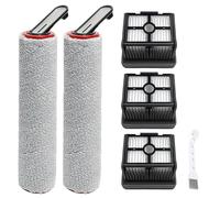 Rrochio Accessori Ricambi per Dreame H15 Pro, 2 Spazzole a Rullo 3 Filtri HEPA per Aspirapolvere Dreame H12 Pro FlexReach, H15 Mix, H15S Lavapavimenti Ricambio Originale