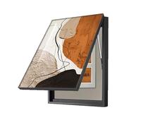 RRrawgff Copertura per Pannello Elettrico, Scatola portafusibili Decorativa, Armadio da Parete, Perforazione Verticale, Scatola di distribuzione per ristoranti, Facile da installare (D, 40x50 cm)