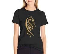 RRRRDXdx333 Gold Dragon Cool Tribal T-Shirt