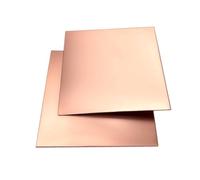 RRRST 2PCS Puro Lastre di rame 10x10cm, 1mm spessore, Purezza del rame 99.9%, quadrato Puro Lamiere di rame per gioielli DIY Artigianato modello pittura