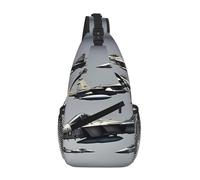 RRSZCC Aircraft Fighter Jets Sling Chest Bag Per Uomini E Donne Piccola Borsa A Tracolla Impermeabile Mini Crossbody Daypack Per Escursioni