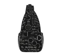 RRSZCC Astratto Scienza 3d Sling Borsa Petto Per Gli Uomini E Le Donne Piccola Borsa A Tracolla Impermeabile Mini Crossbody Daypack Per Escursionismo