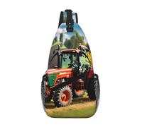RRSZCC Azienda Fattoria Trattori Sling Borsa Petto Per Gli Uomini E Le Donne Piccola Borsa A Tracolla Impermeabile Mini Crossbody Daypack Per Escursionismo