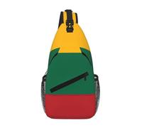 RRSZCC Bandiera Della Lituania Borsa A Tracolla Per Gli Uomini E Le Donne Piccola Borsa A Tracolla Impermeabile Mini Crossbody Daypack Per Escursionismo