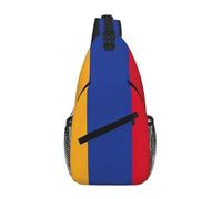 RRSZCC Bandiera Dell'Armenia Borsa A Tracolla Per Gli Uomini E Le Donne Piccola Borsa A Tracolla Impermeabile Mini Crossbody Daypack Per Escursionismo