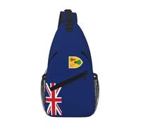 RRSZCC Bandiera Delle Isole Turks E Caicos Sling Borsa Petto Per Gli Uomini E Le Donne Piccola Borsa A Tracolla Impermeabile Mini Crossbody Daypack Per Escursionismo