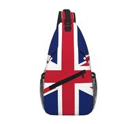 RRSZCC Borsa a tracolla con bandiera britannica per uomini e donne piccola borsa a tracolla impermeabile mini zaino a tracolla per escursionismo