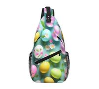 RRSZCC Happy Easter Holiday Sling Chest Bag Per Uomini E Donne Piccola Borsa A Tracolla Impermeabile Mini Crossbody Daypack Per Escursioni