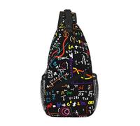 RRSZCC Matematica Formula Sling Borsa Petto Per Gli Uomini E Le Donne Piccola Borsa A Tracolla Impermeabile Mini Crossbody Daypack Per Escursionismo
