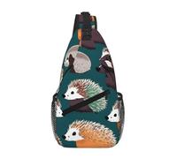 RRSZCC Molti Ricci Sling Chest Bag Per Gli Uomini E Le Donne Piccola Borsa A Tracolla Impermeabile Mini Crossbody Daypack Per Escursionismo