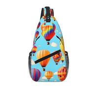 RRSZCC Mongolfiere Borsa a tracolla per uomo e donna piccola borsa a tracolla impermeabile mini zaino a tracolla per escursionismo