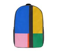 RRTYVFD Caratteristiche espressionistiche 01 Zaino per ragazzi, adolescenti, studenti, ragazze, bambini piccoli, scuole elementari, studenti delle scuole medie, Abstract And Conceptual 6, 17"