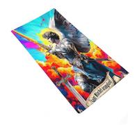 RRTYVFD Saint Michel Archange, asciugamani lavabili da 1 g/m², ultra morbidi e assorbenti, ideali per spa, palestra e hotel, 35 x 73 cm