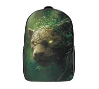 RRTYVFD Zaino da pittura coniglietto pasquale per bambini, adatto per ragazzi e ragazze, zaino per bambini, zaino da viaggio, zaino per la scuola per adolescenti, The Ancient Keeper, 17"