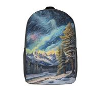 RRTYVFD Zaino per la scuola con elefante tramonto stampato in 3D per ragazzi e ragazze borsa per la scuola zaino da viaggio per bambini, Ruota della felicità di formaggio, 43 cm