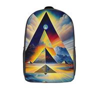 RRTYVFD Zaino scolastico per bambini stampato in 3D Panda Borse per libri ad alta capacità borse da viaggio per bambini/studenti/adulti, Come sopra così sotto, 43 cm