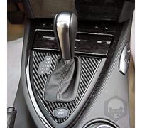 RRX in fibra di carbonio per BMW M6 Serie 6 E63 E64 2004-2010 Gear Panel Accessori Pomello cambio Surround Cover Adesivo Decorazione Interni Automatico/Manuale Cambio Trim (auto 04-07 L)
