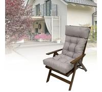 RRXEOUU Cuscino per sedia a schienale alto da esterno con poggiatesta, cuscini per sedia a dondolo Adirondack resistenti alle intemperie, cuscino sostitutivo per mobili