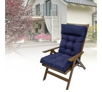 RRXEOUU Cuscino per sedia a schienale alto da esterno con poggiatesta, cuscini per sedia a dondolo Adirondack resistenti alle intemperie, cuscino sostitutivo per mobili