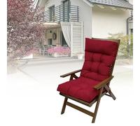 RRXEOUU Cuscino per sedia a schienale alto da esterno con poggiatesta, cuscini per sedia a dondolo Adirondack resistenti alle intemperie, cuscino sostitutivo per mobili