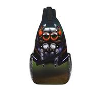 rrxnbcgg Borsa a tracolla con ragni tropicali della foresta pluviale diagonale per uomo, per telefono, viaggi, festival e tutti i giorni