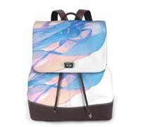rrxnbcgg Color Lines, zaino da donna, impermeabile, antifurto, leggero, alla moda, da viaggio, multiuso, convertibile, borsa a tracolla