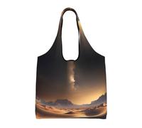 rrxnbcgg Desert Stars - Sacchetti di stoffa per la spesa, riutilizzabili, leggeri, medi, adatti per fai da te, pubblicità, promozione, regalo, attività